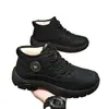 Populares botas de nieve nuevas de invierno para hombre con forro polar, engrosadas, cálidas, deportivas, cómodas, botas de algodón para exteriores para papás
