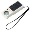Lupa Portátil de Alta Definição 45X 25mm Lâmpada de Detecção de Moeda com Luz Roxa LED para Apreciação de Antiguidades, Diamantes, Joias e Artesanato