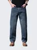 Ropa de Hombre Fengshe / Nueva Colección Primavera y Otoño 2026 Vaqueros Rectos Vintage de Negocios para Hombre, Pantalones Largos Sueltos y Versátiles