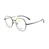 Gafas multifocales de montura completa, miopía, grado ajustable, para mujer, montura grande, montura de semititanio, lente plana ST723