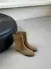 Chuyuji 2026 Otoño/Invierno Nuevas Botas Birkenstock Vintage Mate que Aumentan la Altura y Adelgazan Botas Delgadas para Mujer