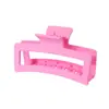 Pinza para el Cabello Mate Transfronteriza Tipo Pinza de Tiburón con Acabado de Alta Gama, Pinza de Garra Rectangular Simple de 13 cm, Tamaño Grande para Cabello Grueso, Accesorio para el Cabello para Mujer