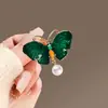 Broche Estilo Antiguo Nuevo Broche Ruyi Pipa Gama Alta para Mujer Clásico Elegante Tendencia Nacional Broche de Perlas Corsage Cheongsam Alto