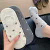 Calcetines Primavera y Verano para Mujer Calcetines Finos Transpirables Absorbentes de Sudor Verano para Mujer Versátiles Calcetines Tipo Boat Calcetines de Seda de Cristal para Mujer Malla