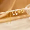 Amazon Nuevos Pendientes Geométricos de Cobre y Zirconio Pendientes de Hojas Completamente Diamantados Pendientes de Moda para Mujer