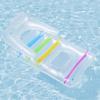 Sofá inflable de agua con doble fila flotante y forma de cisne sandía para tomar el sol, colchón inflable reclinable, colchoneta de playa, anillo de natación