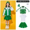 Fantasias de cheerleading infantis, trajes para a cerimônia de abertura do dia esportivo do ensino fundamental, uniformes de classe do jardim de infância e trajes para apresentações em grupo