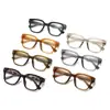 Armazón de Gafas Adelgazante Facial Marco Grande de Uña de Arroz Personalizado para Hombres y Mujeres Núcleo de Inserción Tr90 Gafas con Luz Antiazul Espejo Plano Armazón de Gafas para Miopía