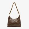 Bolsa de Ombro para Mulheres 2026 Novo Estilo de Moda Pequena Estilo Chanel Acolchoada Couro Macio Bolsa de Corrente com Sensação de Luxo, Bolsa Pequena de Ombro Único Transversal