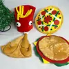 Transfronterizo Nuevo Creativo Hamburguesa Papas Pizza Pavo Sombrero Halloween Lindo Divertido Accesorio Universal Sombrero Venta al por Mayor