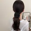 Goma para el pelo de malla suave con lunares pequeños estilo coreano para mujer, Goma de pelo de alta elasticidad para verano, Cuerda para el pelo dulce y elegante