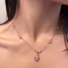 Collar de Cuerda Trenzada con Colgante de Estrella Estilo Maillard Retro Diseño Único de Nicho Cadena para Suéter Cadena para Clavícula Nueva de Otoño e Invierno
