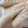 Tecido de pelúcia de 4 cm, pelo macio de raposa, tecido de lã leve para girar, decoração de tecido de lã para orelhas e garras de Fursuit de animal completo