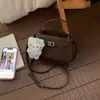 Bolso de Mano de Lujo Ligero Estilo Coreano para Mujer 2026 Primavera Nueva Moda Bolso de Hombro para el Trabajo Bolso Cruzado Elegante de Color Sólido para Mujer