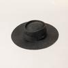 Moda casual nueva de primavera y verano anillo con lazo top ala ancha sombrero de paja de sisal protección solar para compras al aire libre playa