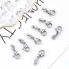 Cierre de Langosta de Acero Inoxidable 304 con Pieza de Labio Anillo Abierto Accesorios para Joyería DIY Conexión de Collar Pulsera Hebilla de Cierre