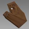 Calça Masculina de Veludo Cotelê Forrada com Lã Espessa Outono Inverno All-match Moda Hallun Foot Pants