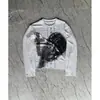 Camiseta básica blanca de manga corta, cuello redondo, estampado vintage americano Y2K, corte holgado casual, versátil, transfronteriza