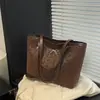 Bolso Grande Casual Estilo Coreano 2025 Bolso Tote Retro de Gran Capacidad Bolso de Hombro Elegante de Moda para Viajes Diarios Nuevo Estilo para Mujeres