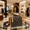 Bolsas de Mano para Mujer Transfronterizas Comercio Exterior Modelo Nuevo 2026 Moda Retro Europea y Americana Versátil Monograma Bolso de Hombro Cruzado para Mujer