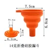 Spot Fábrica Funil Dobrável de Silicone Macio Retrátil Mini Portátil Dobrável Funil de Óleo Cozinha Suprimentos Criativos