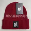 Marca de Tendencia Ins Europea y Americana Gorros de Punto para Hombres y Mujeres, Gorros Cálidos de Puño a la Moda y Personalizados, Gorros de Lana Bordados con Letras