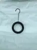 Gancho para Exhibición de Tienda de Ropa, Gancho en S, Perchero para Ropa, Tablero Colgante de Madera de Haya, Pinza para Ropa y Sombrero, Pinza Individual, Anillo Redondo de Madera Maciza