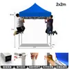 Toldo Protector Solar para Exteriores, Carpa Plegable, Sombrilla Grande de Cuatro Esquinas Engrosada y Reforzada, Carpa de Exposición para Montaje de Puesto, Impresión Personalizada con Publicidad