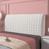 Funda de Cabecera 2024 Nueva Bolsa Suave Engrosada Seda de Hielo Fresca Látex Cama de Madera Cubierta Trasera de Cama Universal