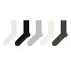 Calcetines blancos sin costuras para mujer, calcetines de verano finos hasta la pantorrilla, calcetines transpirables para combinar con zapatos pequeños de cuero, venta al por mayor