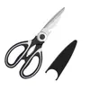 Tijeras Multifuncionales Tijeras de Cocina de Acero Inoxidable Tijeras para Barbacoa Tijeras para Huesos de Pollo Tijeras de Uso Pesado Tijeras para Comida de Bebé Panda