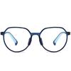 Espejo para niños con luz plana anti-luz azul nuevo sin energía marco multilateral TR90 fabricantes de gafas para estudiantes venta al por mayor espejo cruzado 2292