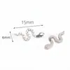 Set de Rosca Interna de Titanio ASTM F136 Zirconia Uña de Labio Serpiente Uña de Hueso de Oreja Cuerpo de Titanio G23 Joyería para Perforación Uña de Oreja en stock