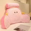 Almohada Lumbar de Cuadros Dopamina, Cojín de Cama, Respaldo Suave para Cabecera, Cojín de Soporte Lumbar para Mujeres Embarazadas, Esterilla para Dormir de Lado, Cojín de Sofá