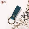 Llavero vintage de cuero hecho a mano, accesorio para llavero de piel de vaca para coche, colgante con personalidad creativa, pequeño regalo