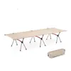 Cama de Camping Elevada Exterior Fácil Desmontable Cama para Descanso de Mediodía Cama de Campamento Plegable Portátil Cama de Soporte 7075 Cama de Campamento