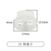 Botones Transfronterizos de Fábrica, Hebillas de Resorte de Plástico, Hebillas de Cuerda de Nailon, Botones Decorativos para Tiradores de Bolsos y Zapatos Negros