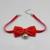 Gargantilla de Campana con Lazo Rojo Navideño Collar Corto Sexy Cadena para Clavícula Venta al por Mayor
