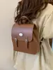 Mochila de Moda Casual para Mujer 2025 Otoño Nueva Estudiante Simple Trendy Bolso Multifuncional Pequeño Fresco Mochila Escolar para Mujer