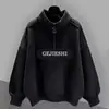 Sudadera Casual y Versátil de Cuello Redondo para Estudiantes Femeninas en Otoño e Invierno Estilo Campus Coreano Casual Suelto Estilo Perezoso Tops de Manga Larga Modernos
