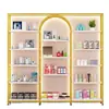 Expositor de Produtos para Salão de Beleza Prateleira de Exibição de Cosméticos Multicamadas Expositor de Produtos para Unhas Prateleira de Armazenamento Comercial