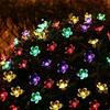 Venta al por mayor del fabricante Venta caliente transfronteriza Luces de cadena solares de flor de cerezo Impermeables para exteriores Decoración de jardín Acampada Colgando en árboles para ambiente