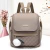 Mochila feminina Nova 2021 moda estilo coreano Oxford pano crossbody portátil simples losango viagem anti-roubo volta bolsa feminina