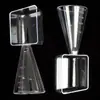 Cuchara Medidora de Plástico de Uso Diario con Escala, Cuchara para Mascarilla de Belleza, Transparente, Fondo Redondo, Fondo Plano, Duradera, Se Puede Imprimir con Logo
