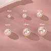 Perlas de imitación ABS no porosas, cuentas sueltas resaltadas, perlas redondas, cuentas sueltas por lote, collar hecho a mano, pulsera DIY, accesorios para cuentas