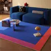 Tapete de Veludo Cristal Antigo Simples Retrô para Decoração de Sala de Estar Quarto Cobertor Resistente a Manchas e Absorvente de Água ao Lado da Cama Tapete para Sofá Mesa de Centro