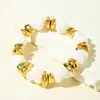 Pulsera Ovalada Irregular Acrílica Europea y Americana Transfronteriza Elegante Exagerada Nicho Alta Gama Moda Elegante Joyería de Mano