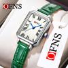 OFNS Reloj de Mujer Lujo Ligero Cuadrado Romano Reloj de Cuarzo Simple Moda Impermeable Reloj de Cuarzo Explosiones