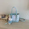Bolso tipo cubo de diseño nicho estilo coreano para el día a día, nuevo popular de verano 2026, bolso de hombro y cruzado elegante