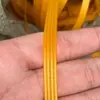 Rattan color café, ratán de PE, ratán plano, material de tejido de ratán, reparación de mecedora, reparación de silla de ratán
